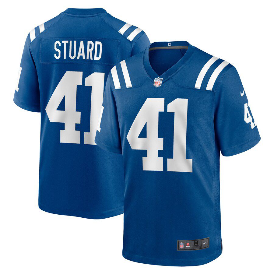 Men Indianapolis Colts #41 Grant Stuard Nike Royal Game Player NFL Jersey